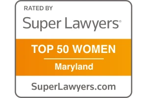 Super Lawyers / Top 50 Women / Maryland - Badge
